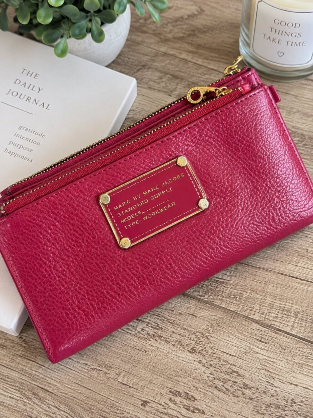 Marc Jacobs Marc by Marc Jacobs Workwear Leather Wallet